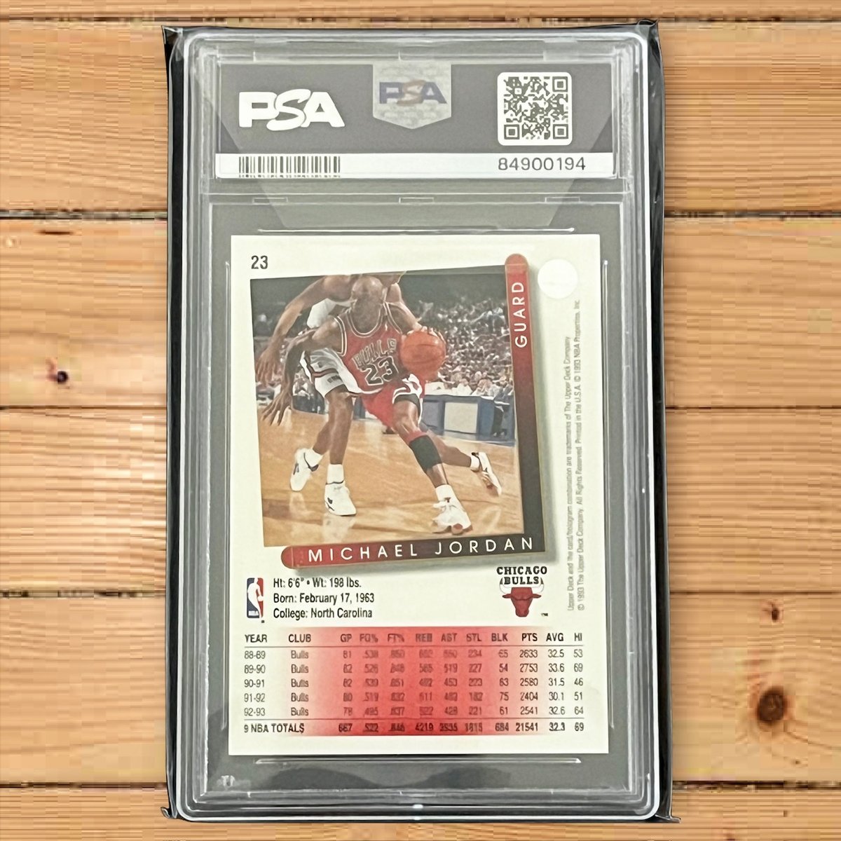 1993 UPPER DECK MICHAEL JORDAN #23 PSA 9 | Eclectable